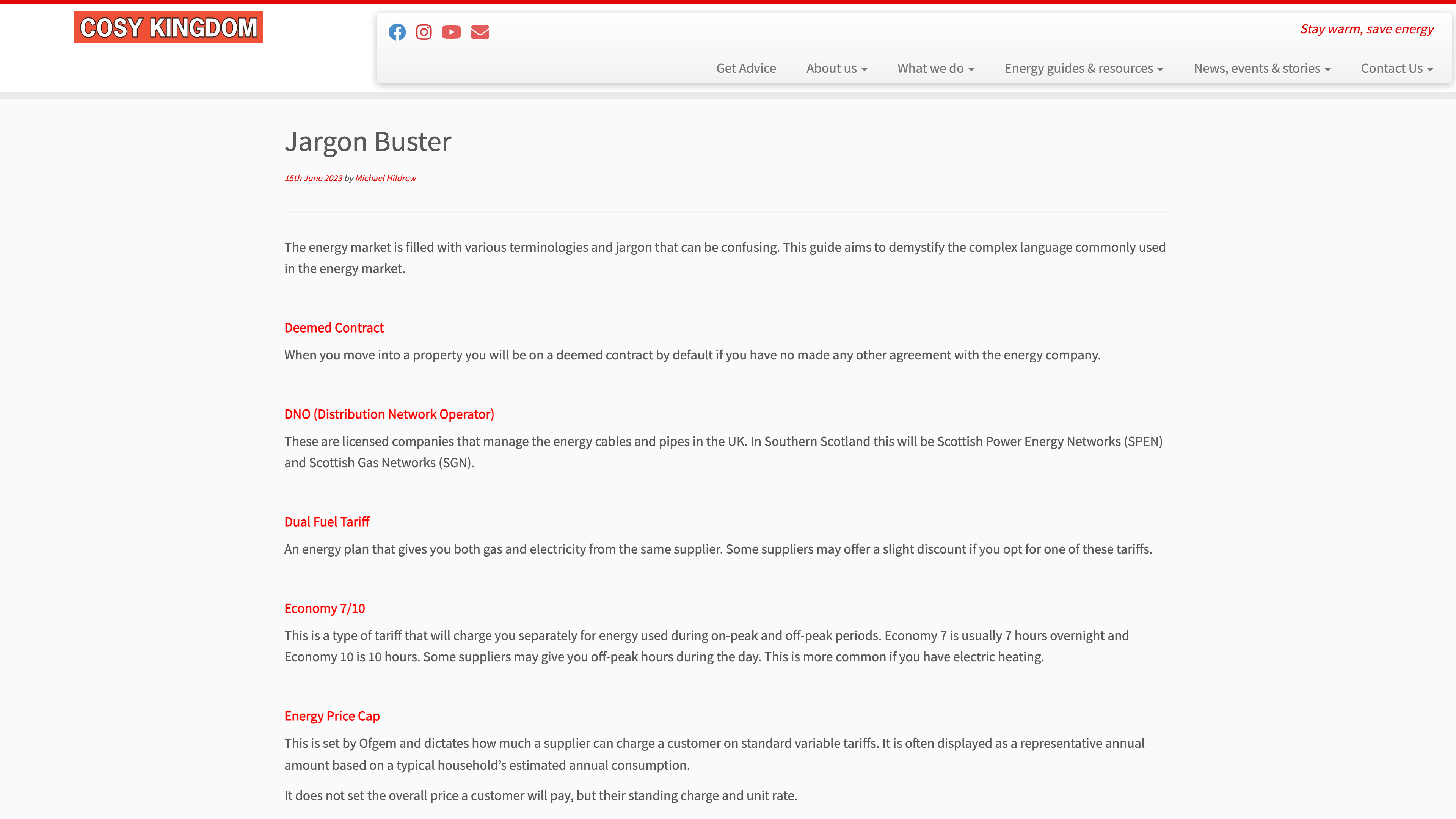 Jack & Jill section - Jargon-Buster Cheat Sheet