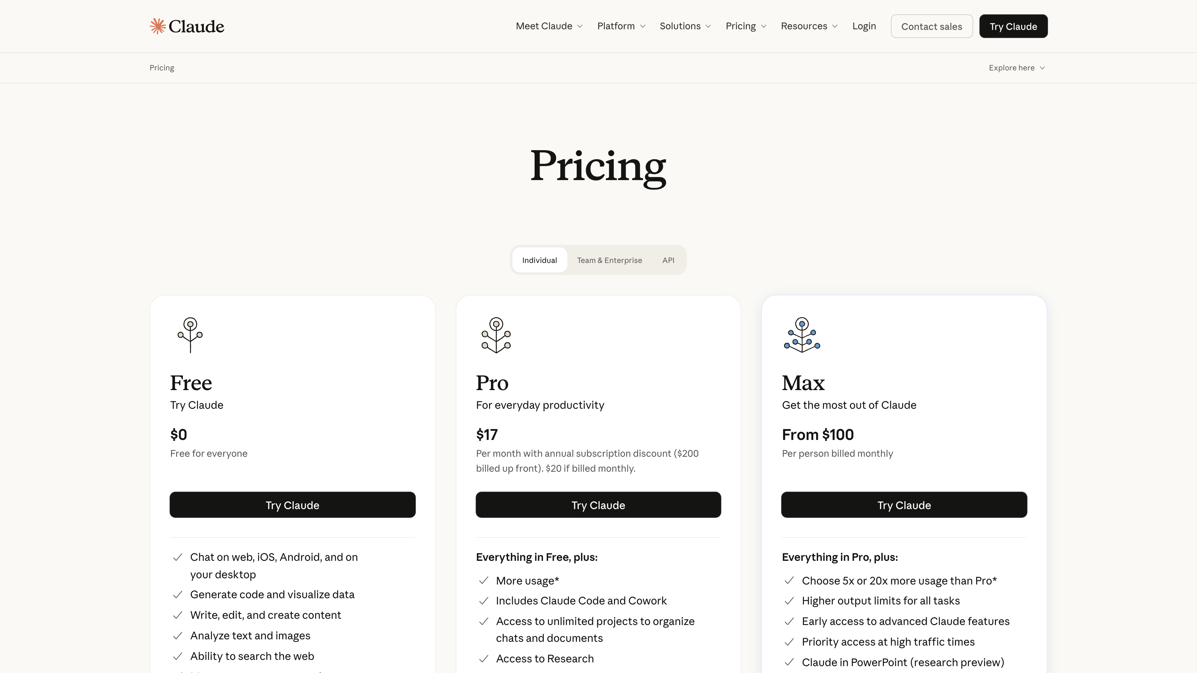Hidden Costs of AI — Anthropic pricing page showing input and output token pricing tiers