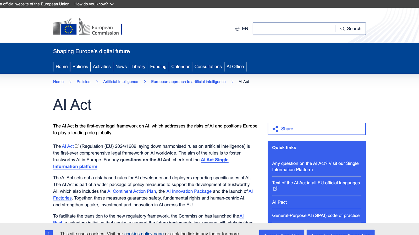 Risks & Regulation of AI in Finance