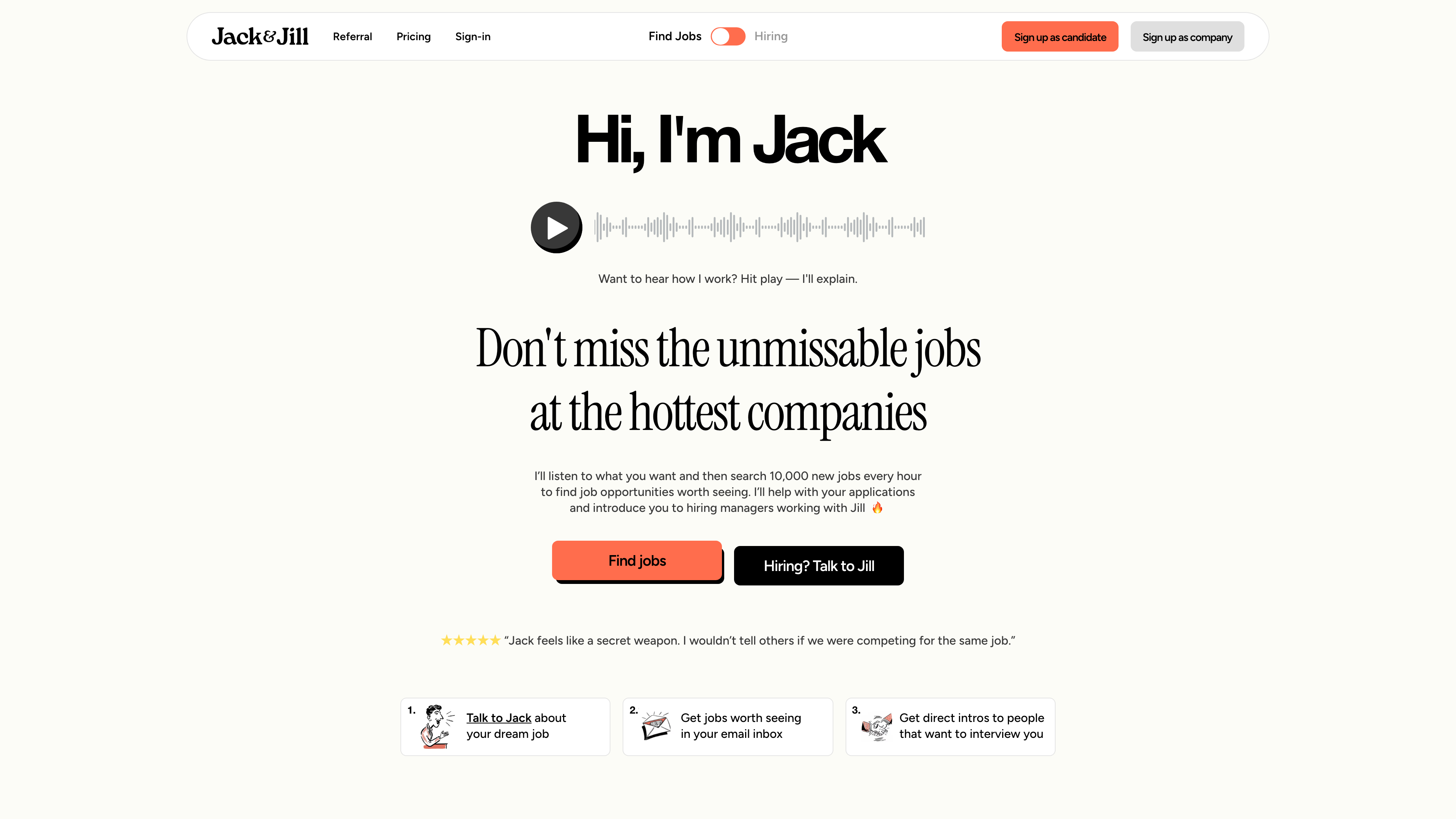 Jack & Jill section - What We Tested