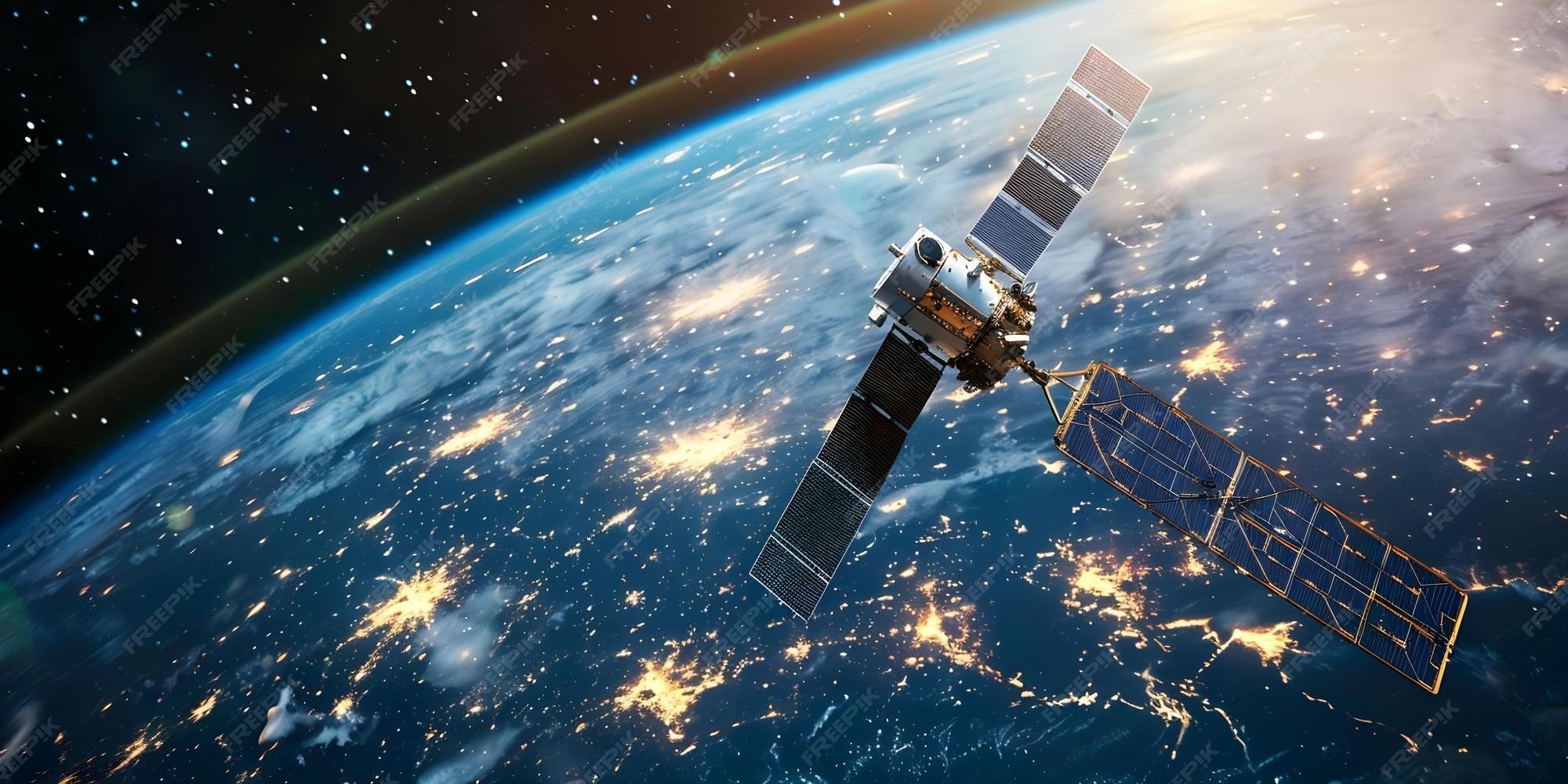 Self-repairing satellite network concept with autonomous servicing nodes