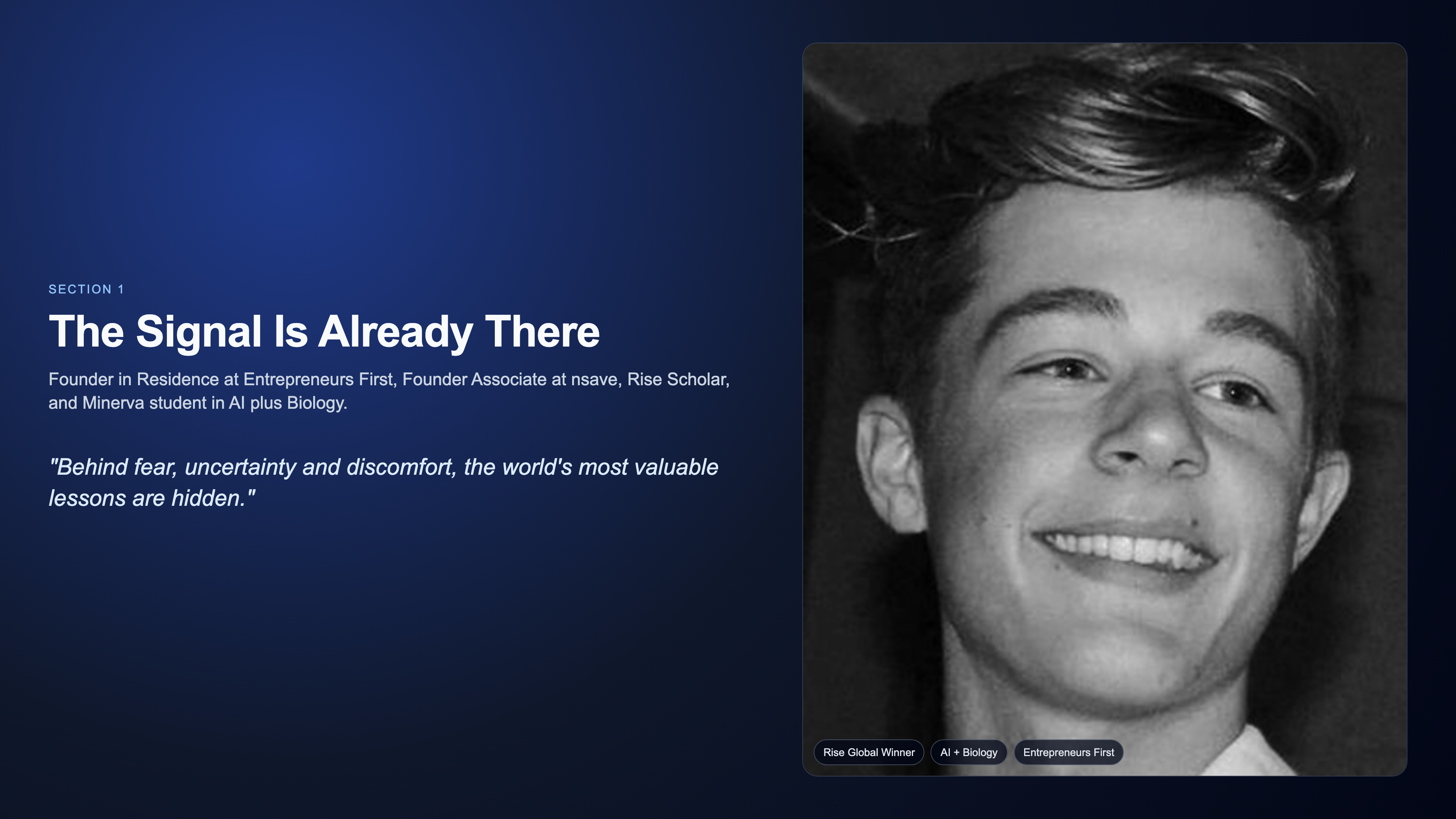 The 22-Year-Old Building at the Intersection of AI, Education, and Global Impact